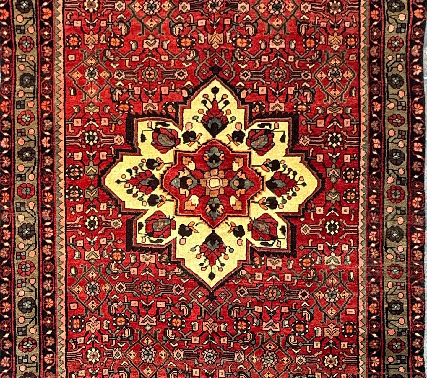 5x10 ft Vintage Anatolian Rug: 1930s Hand-Knotted Wool Carpet