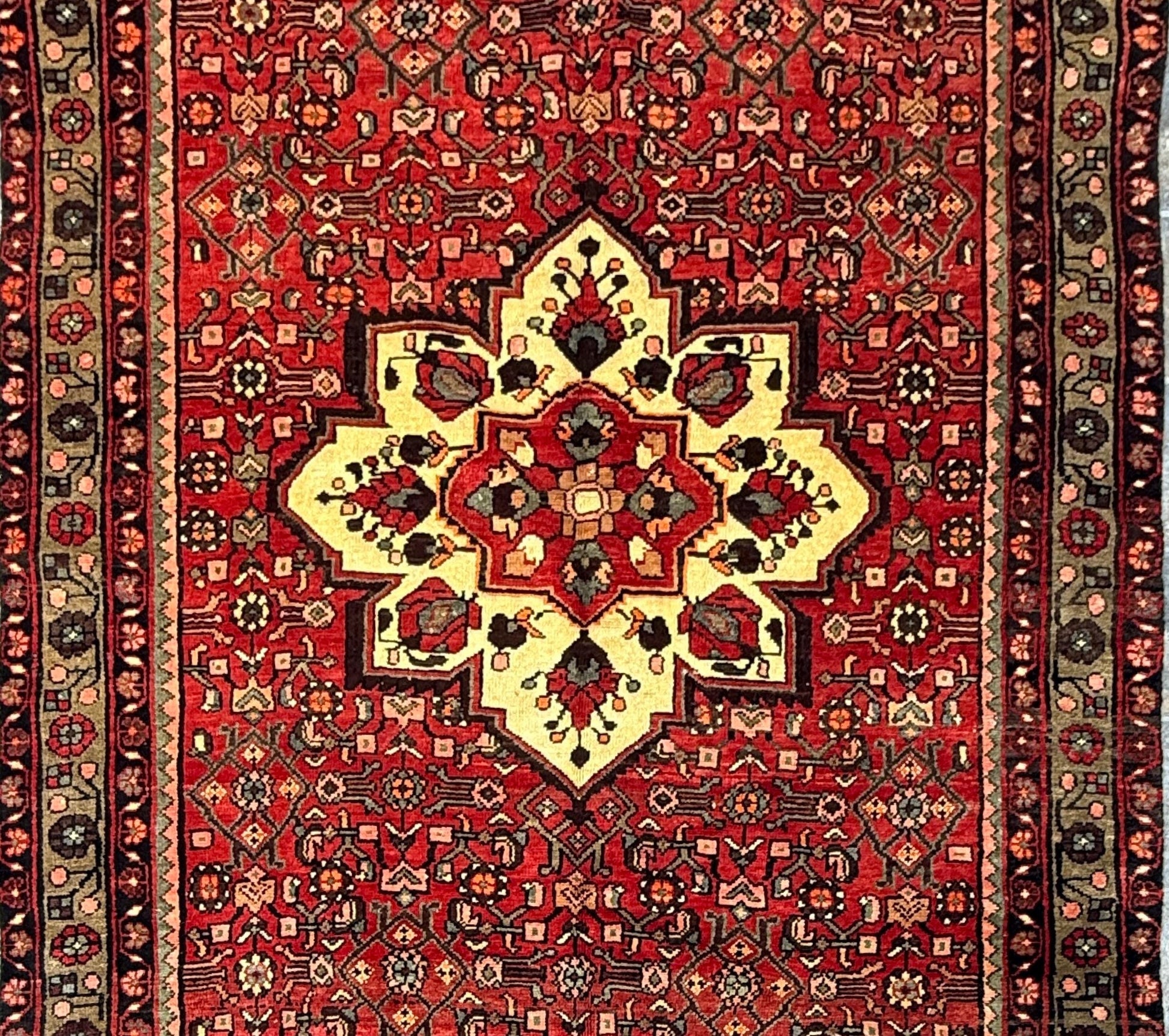 5x10 ft Vintage Anatolian Rug: 1930s Hand-Knotted Wool Carpet