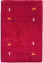 2x3 ft Bohemian Gabbeh Rug, New Hand Made Gabbeh Contemporary Wool Oriental Small Area Carpet