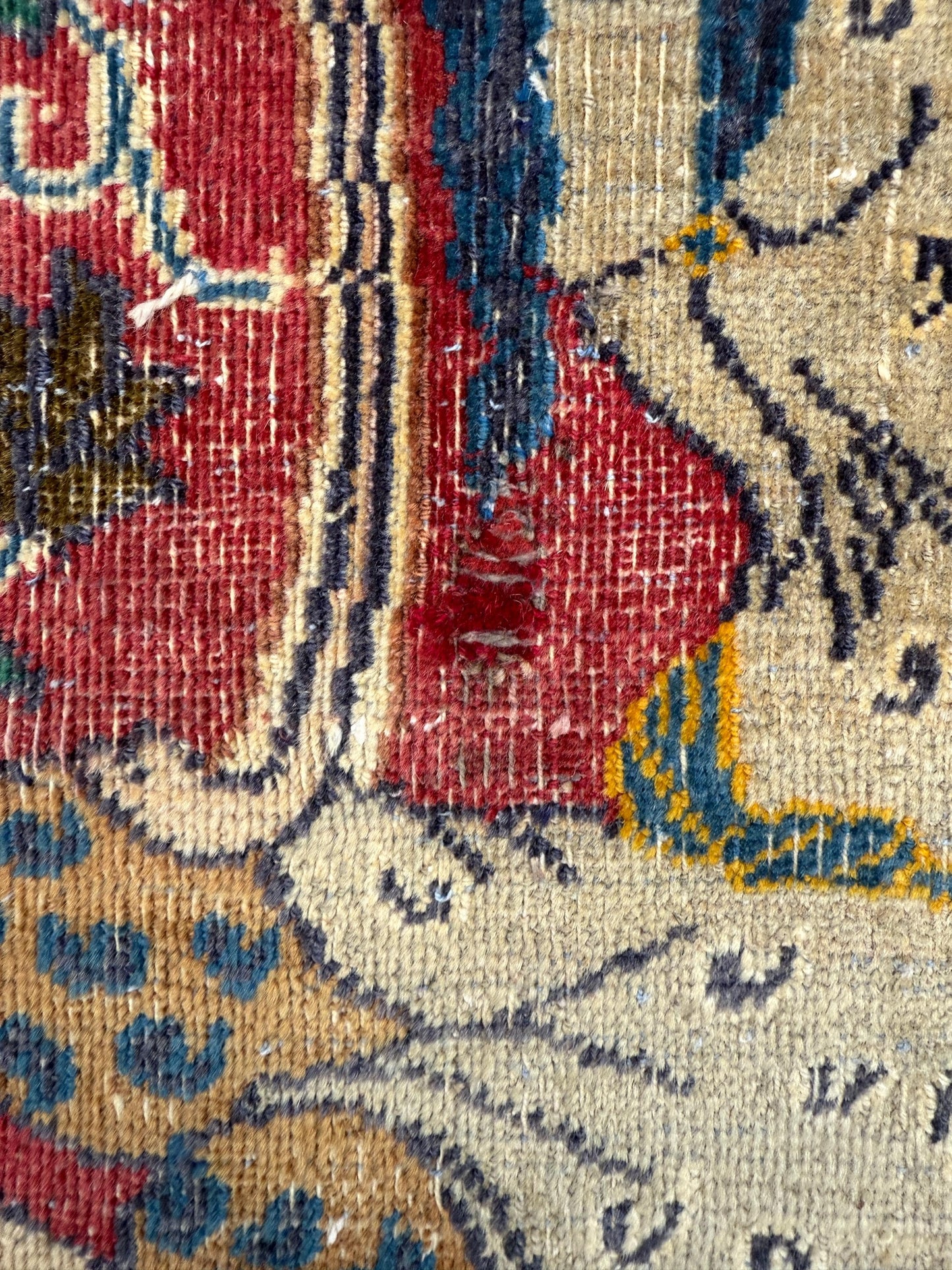 2.2x2.9 ft Vintage 1980s Turkish Carpet | Hand Knotted Wool Tree of Life Pictorial Design