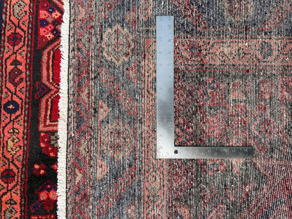 5x8 Vintage Anatolian Rug, Hand Knotted Turkish Geometric Wool, Rustic Home Decor