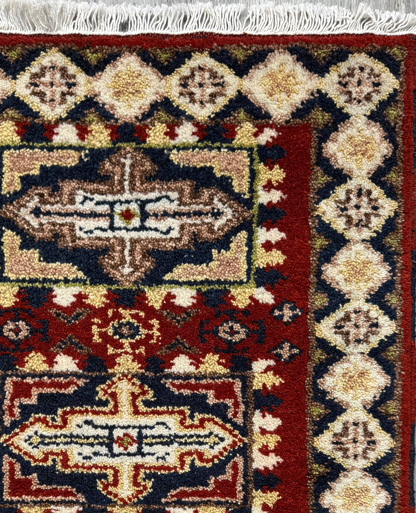 Oushak Rug 2x3 Small Turkish Wool Hand Knotted Entryway Accent Boho Area Decor Neutral Contemporary Floor