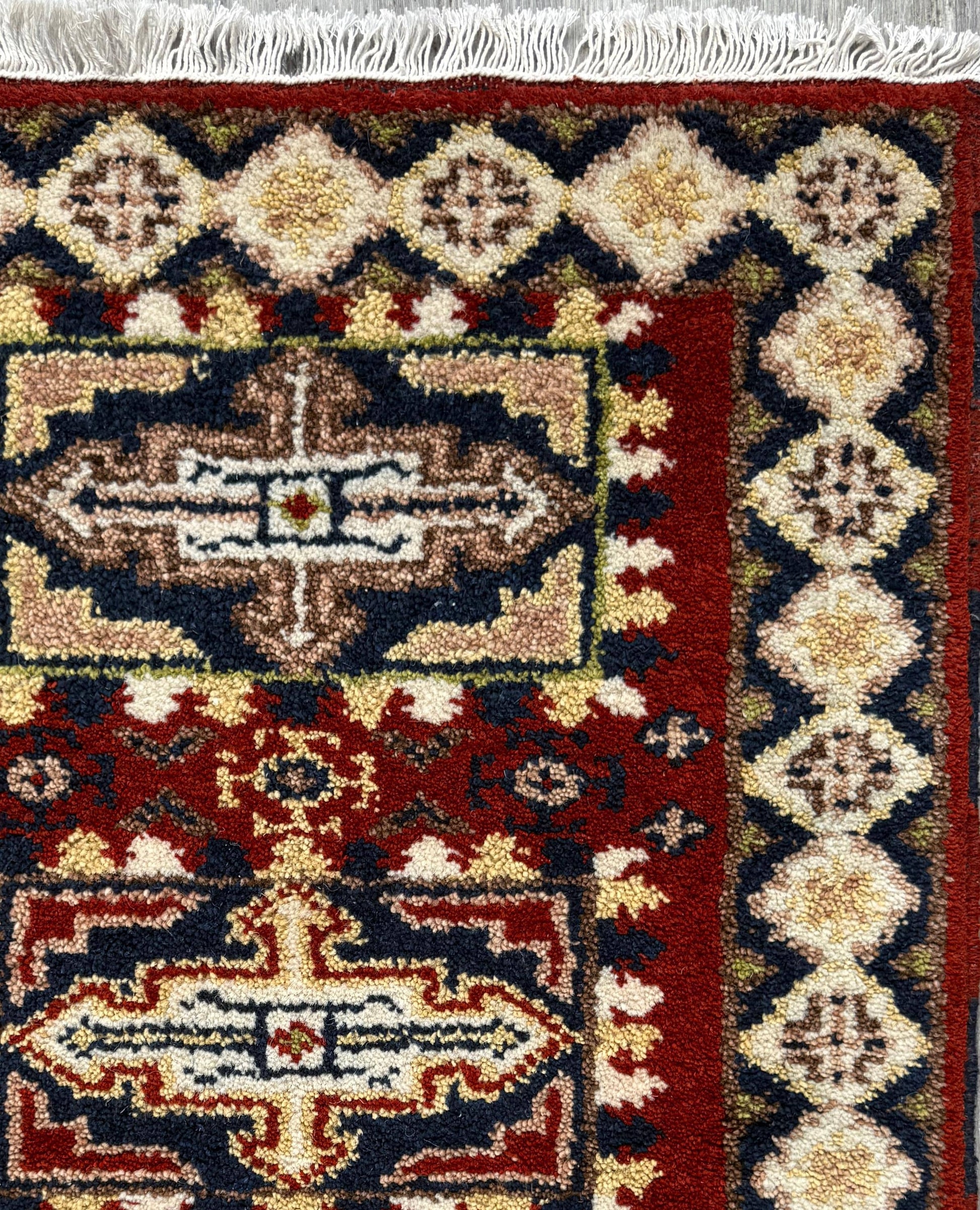 Oushak Rug 2x3 Small Turkish Wool Hand Knotted Entryway Accent Boho Area Decor Neutral Contemporary Floor