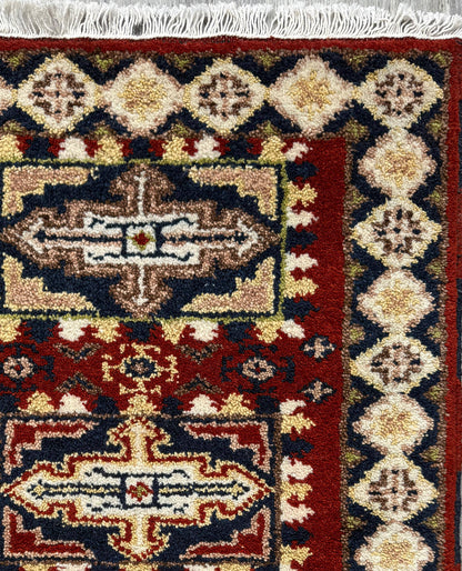 Oushak Rug 2x3 Small Turkish Wool Hand Knotted Entryway Accent Boho Area Decor Neutral Contemporary Floor