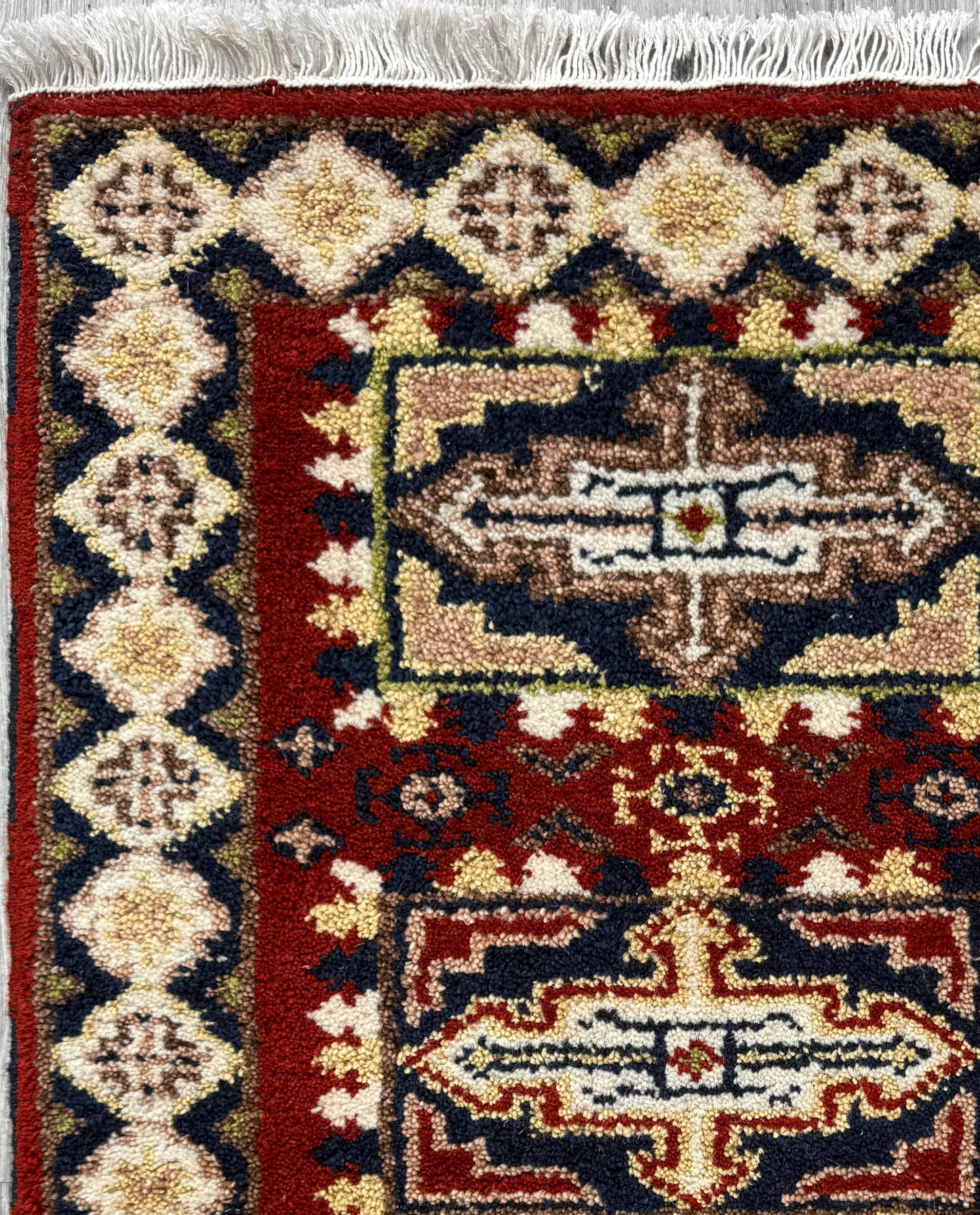 Oushak Rug 2x3 Small Turkish Wool Hand Knotted Entryway Accent Boho Area Decor Neutral Contemporary Floor