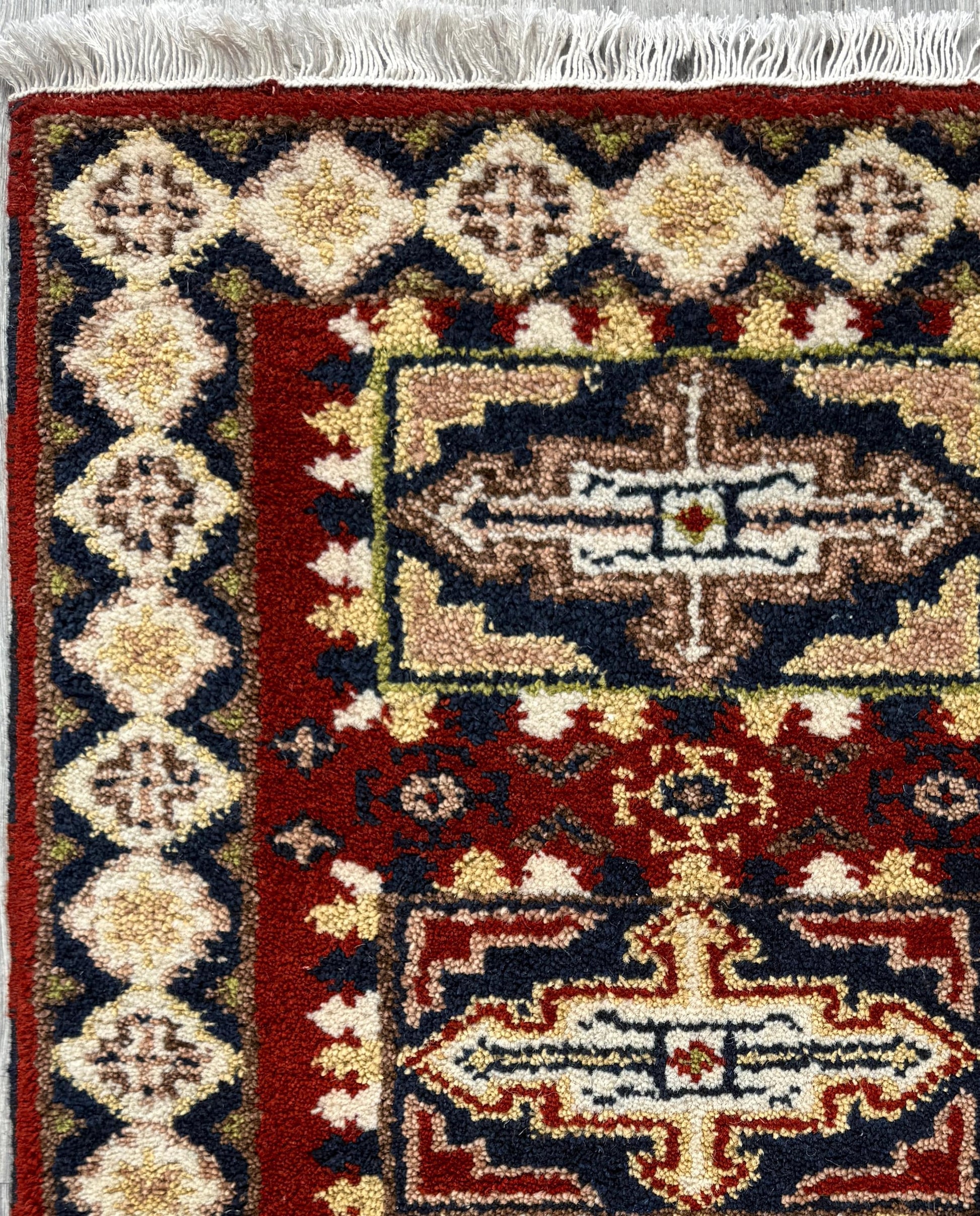 Oushak Rug 2x3 Small Turkish Wool Hand Knotted Entryway Accent Boho Area Decor Neutral Contemporary Floor