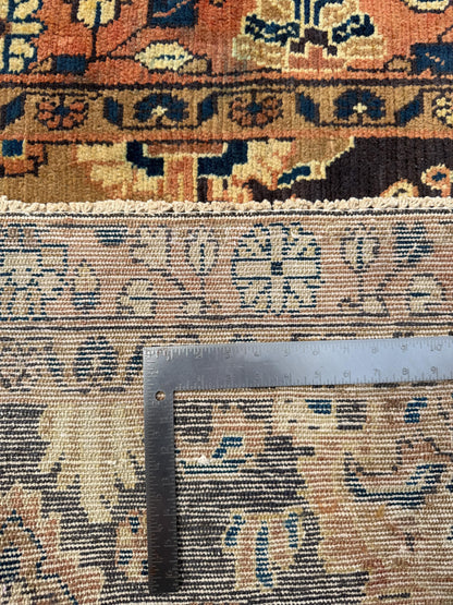 4x7 Vintage Anatolian Rug, Hand Knotted Turkish Geometric Carpet
