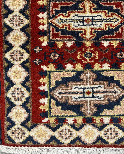 Oushak Rug 2x3 Small Turkish Wool Hand Knotted Entryway Accent Boho Area Decor Neutral Contemporary Floor