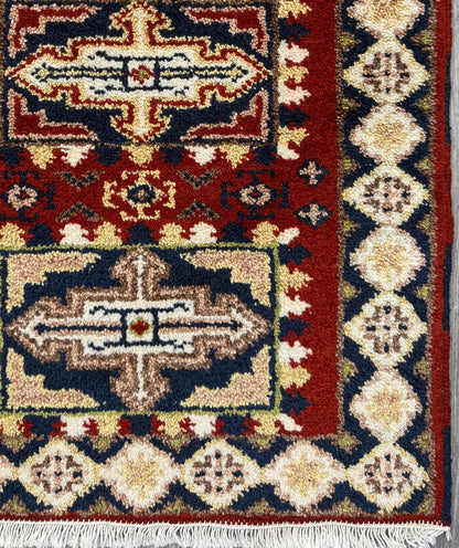 Oushak Rug 2x3 Small Turkish Wool Hand Knotted Entryway Accent Boho Area Decor Neutral Contemporary Floor