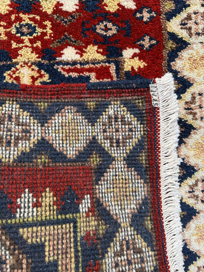 Oushak Rug 2x3 Small Turkish Wool Hand Knotted Entryway Accent Boho Area Decor Neutral Contemporary Floor