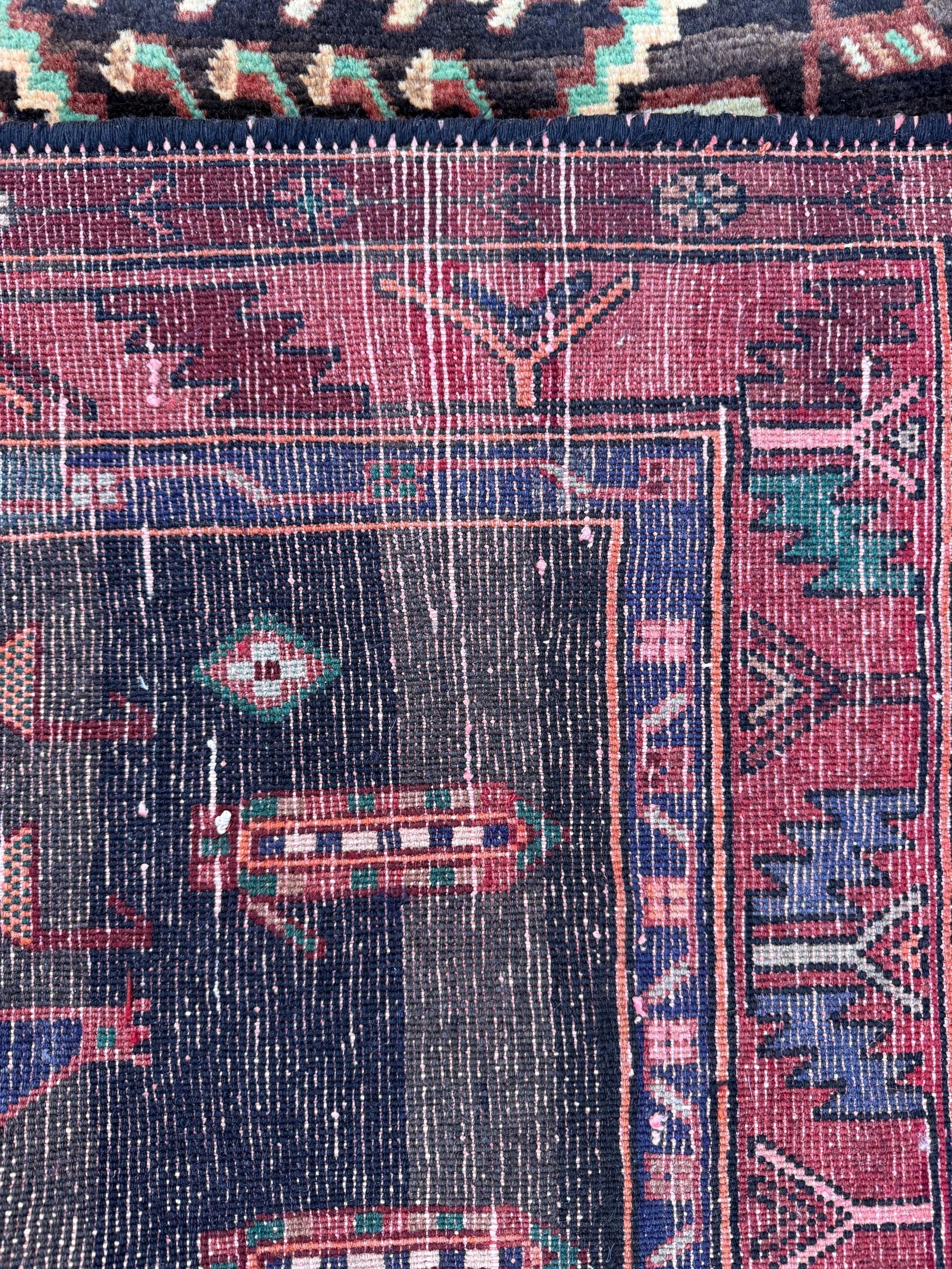 Vintage Turkish Rug 5x11 ft, Hand-Knotted Wool Anatolian Tribal Rug, Tree of Life Design