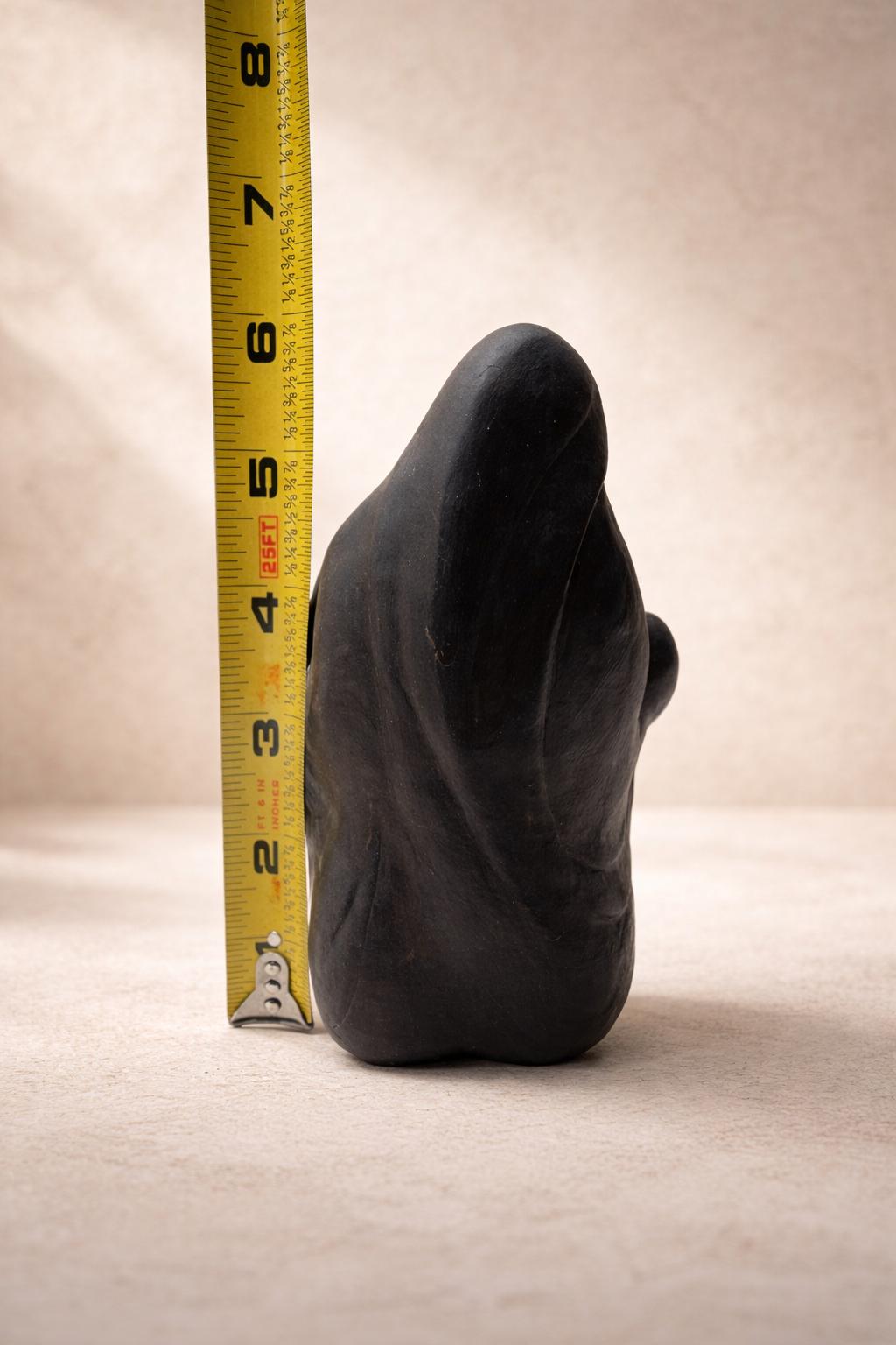 Handmade Clay Mother and Child Sculpture | Abstract Figurine, Vintage Style Home Decor