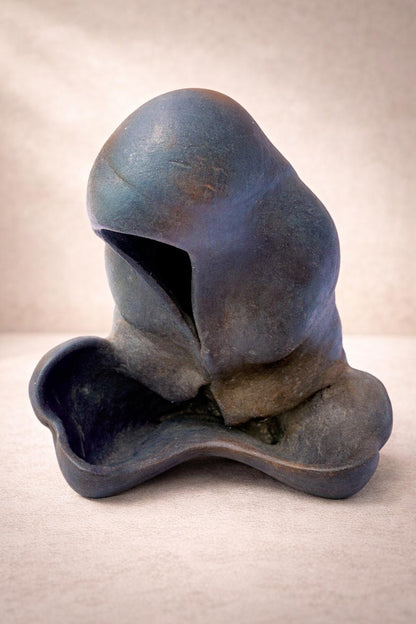 Handmade Clay Mother and Child Sculpture | Abstract Figurine, Vintage Style Home Decor