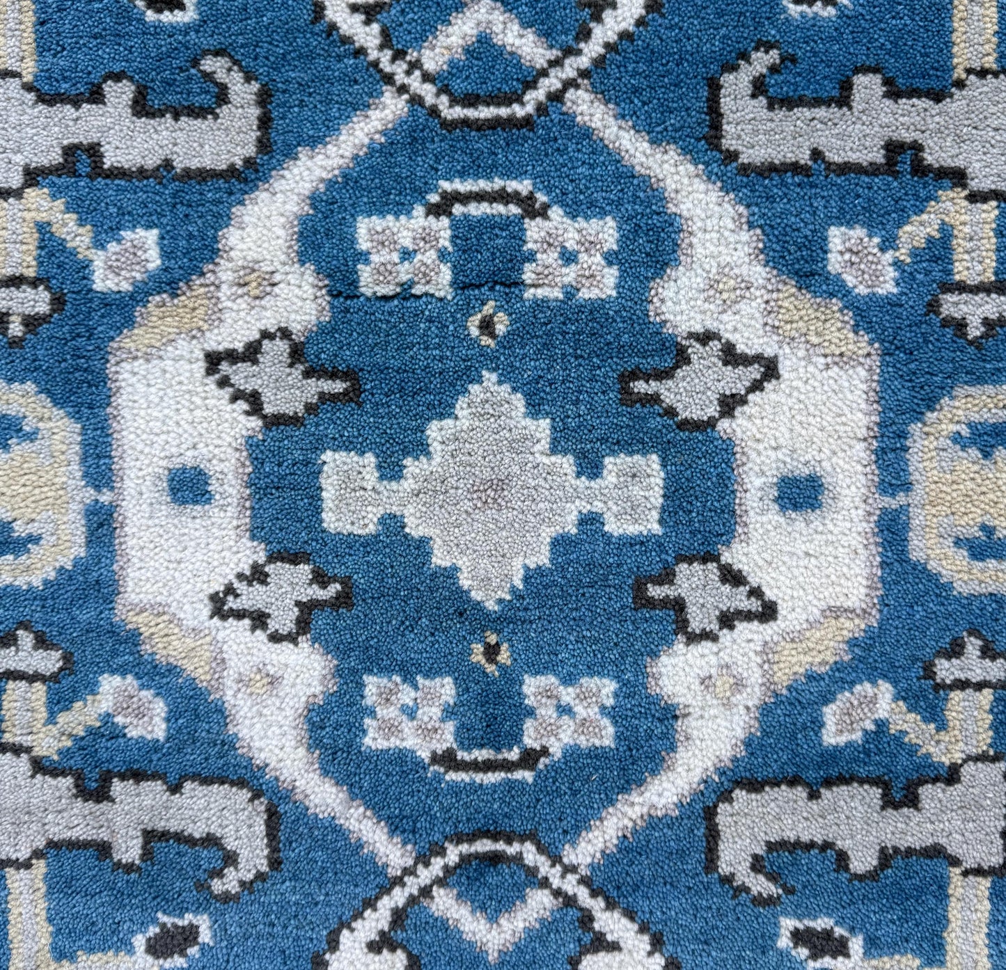 Turkish Oushak Rug 2.7x10 ft Handmade Multicolored Wool Runner Modern Bohemian Area Rug