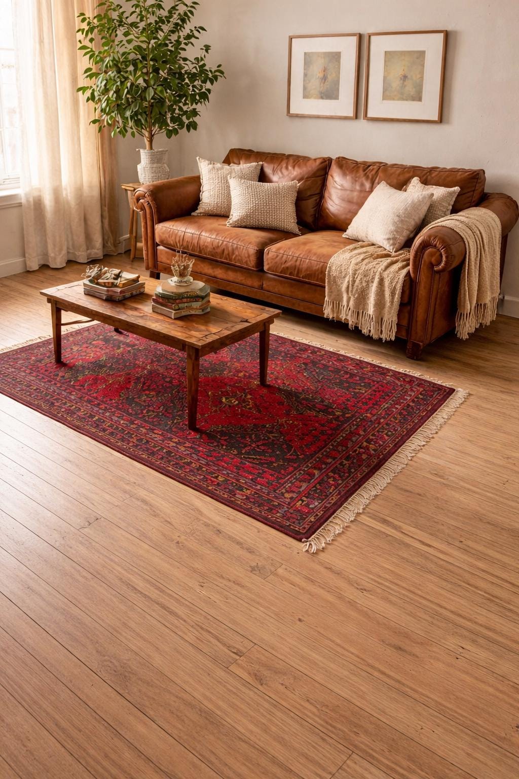 Vintage Afghan Taimani Balouch Wool Rug: 3x5 Ft, Hand-Knotted Tribal Area Accent