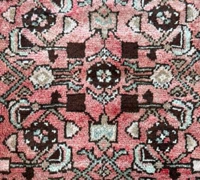 Vintage Turkish Runner 3.6x9.9, 1990s Anatolian Geometric Medallion Wool Village Rug