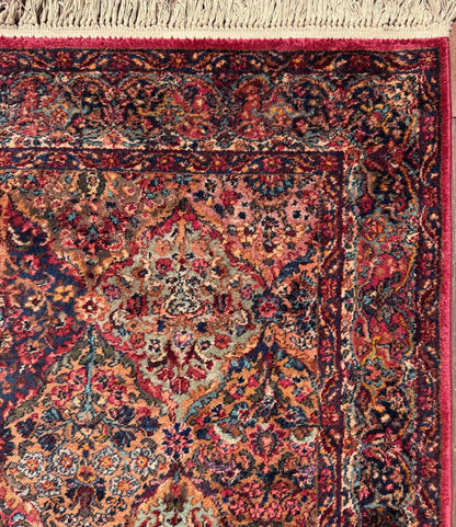 Authentic Vintage Karastan Wool Rug 5.9x9.8 ft Persian Panel Design Rug Traditional Oriental Area Rug Made in USA
