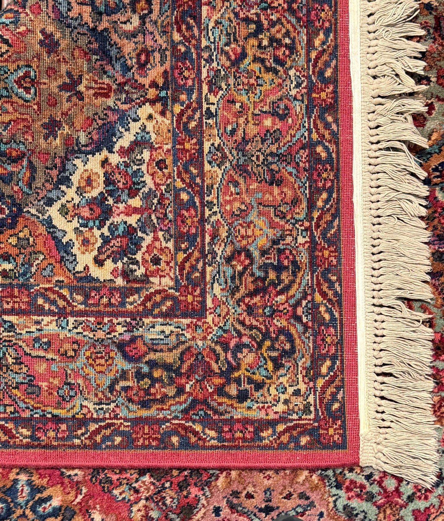 Authentic Vintage Karastan Wool Rug 5.9x9.8 ft Persian Panel Design Rug Traditional Oriental Area Rug Made in USA