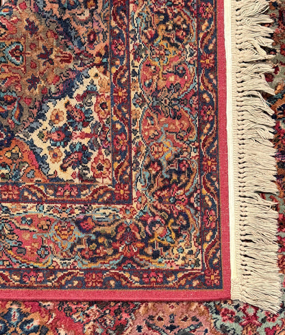 Authentic Vintage Karastan Wool Rug 5.9x9.8 ft Persian Panel Design Rug Traditional Oriental Area Rug Made in USA