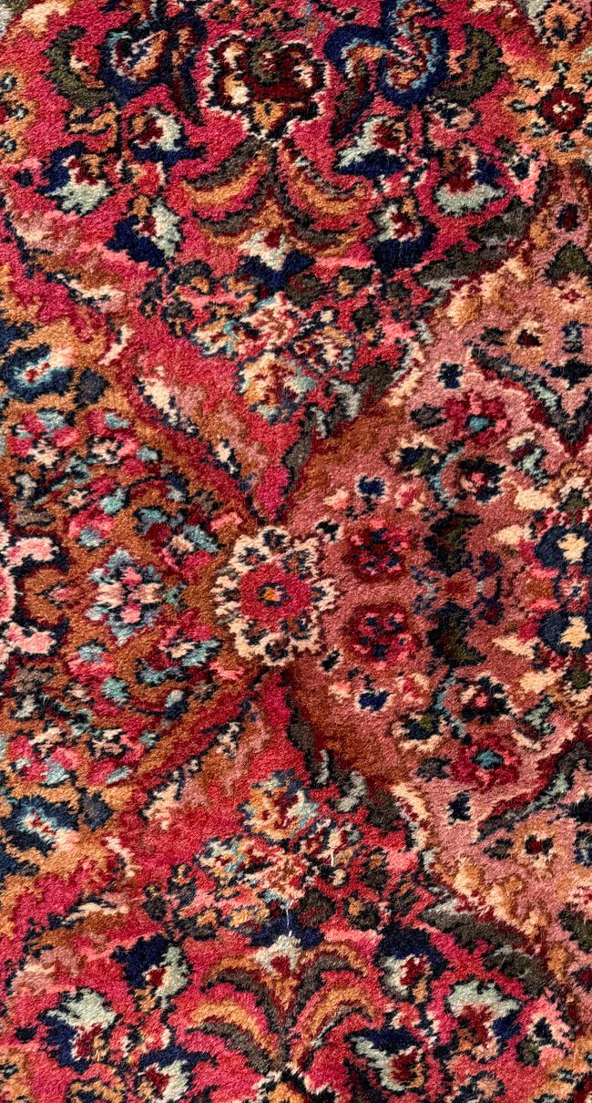 Authentic Vintage Karastan Wool Rug 5.9x9.8 ft Persian Panel Design Rug Traditional Oriental Area Rug Made in USA