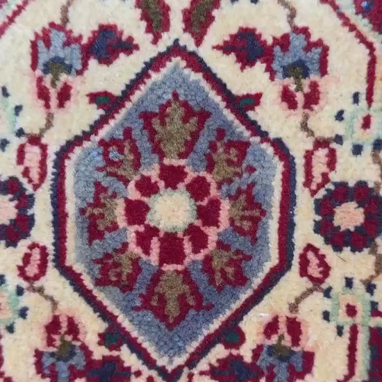 2.4x3.2 ft Vintage Farmhouse Rug: Hand-Knotted Wool Anatolian Accent